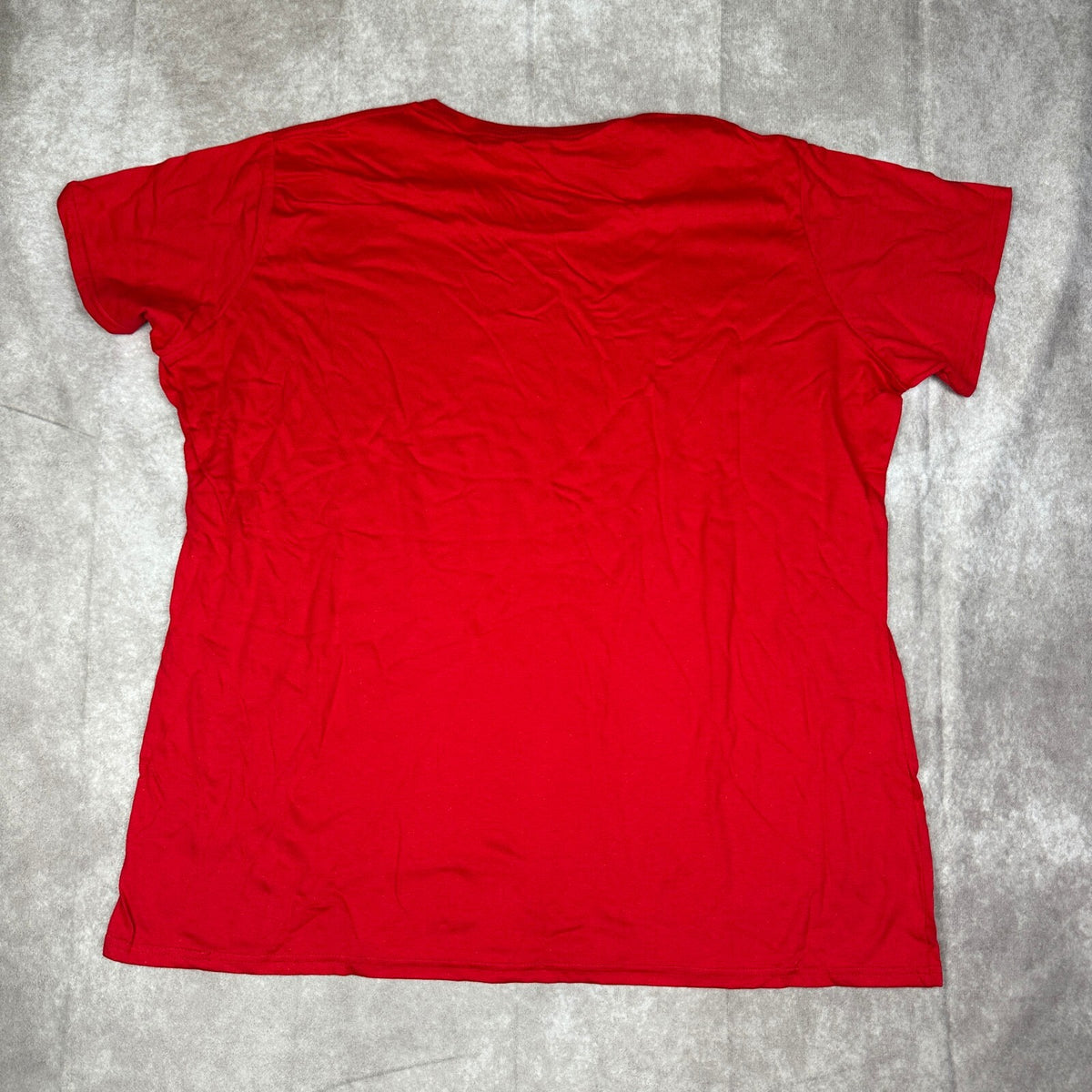 NWT Port & Company Womens 4XL Red Organic Cotton T-Shirt