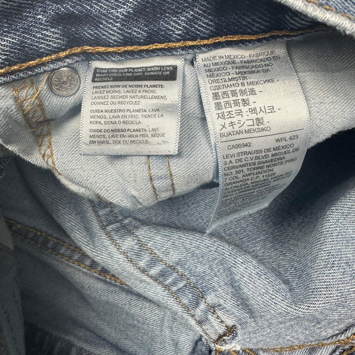 Vintage Levi's 505 Mens 36x32 Blue Denim Jeans