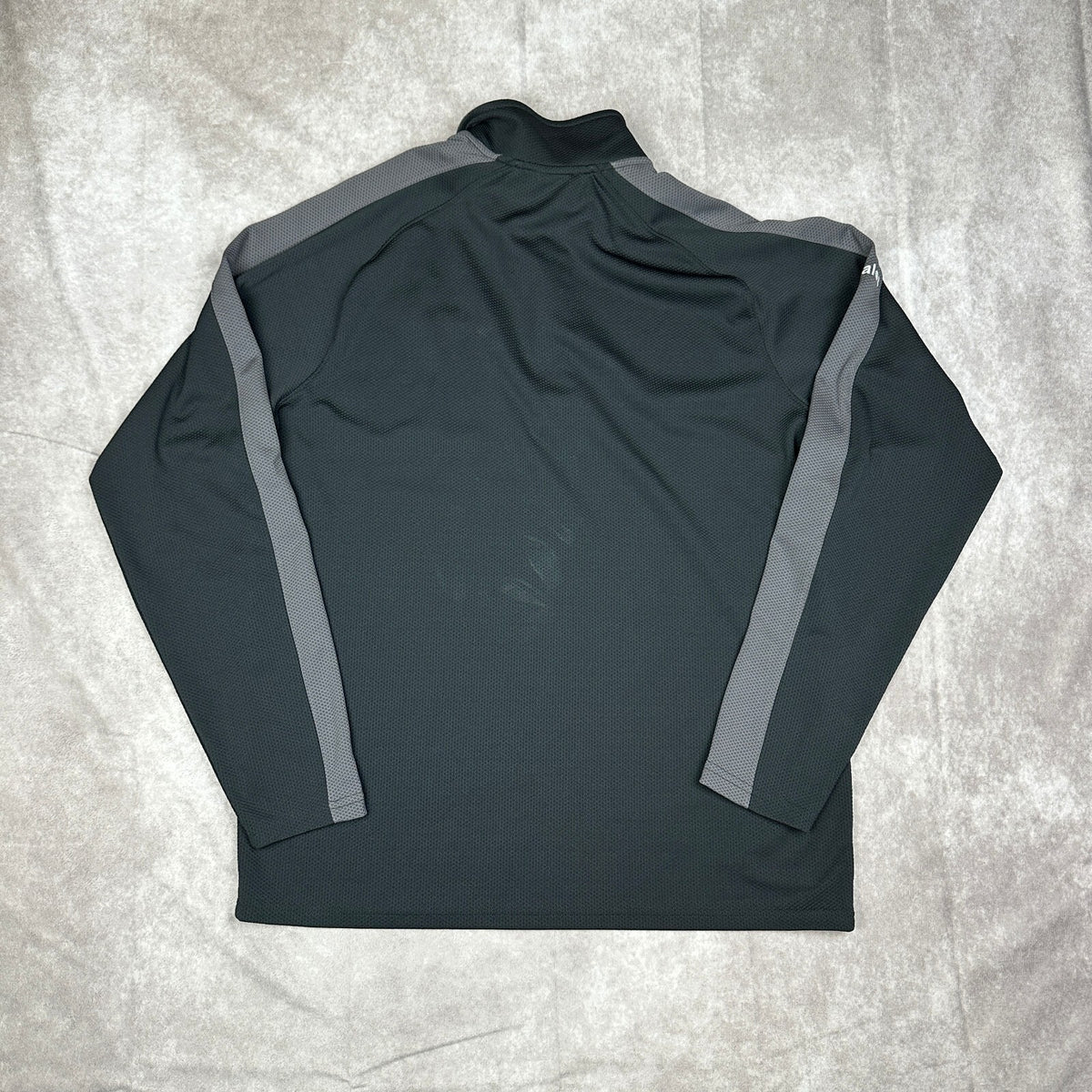 Recaro Sport-Tek Quarter Zip Pullover Mens L Black Gray JDM