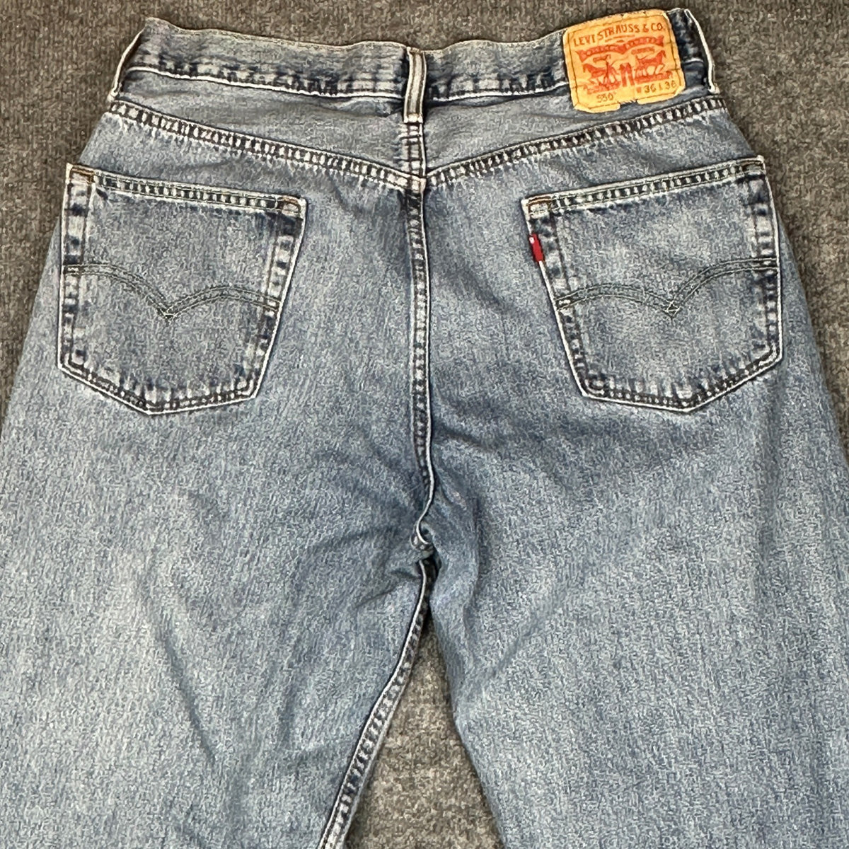 Vintage Levi's 550 Mens 36x36 Blue Baggy Jeans