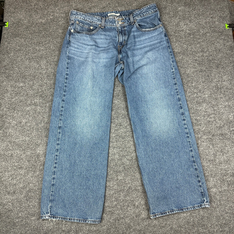 Vintage Levi's Jeans Mens 33x32 Blue Baggy Superlow