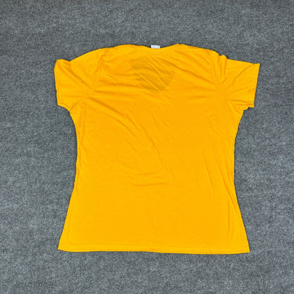 Lot of 2 Port & Company LPC381V V-Neck Womens XL Gold NWT