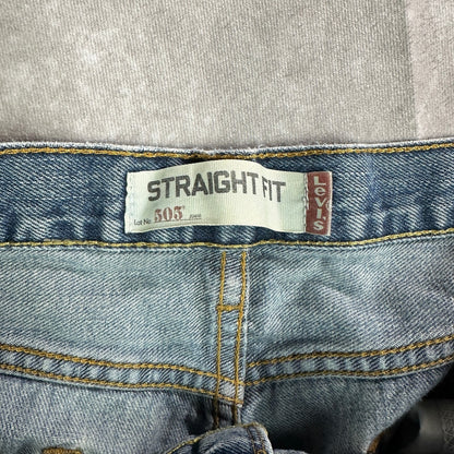 Vintage Levi's 505 Mens 36x36 Blue Straight Jeans