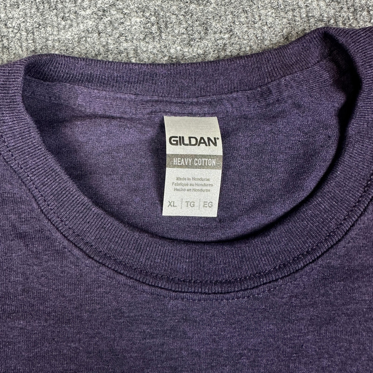 Lot of 12 Gildan G5000 Blank Tees XL Heather Purple NWT