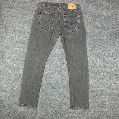 Vintage Levi's 512 Mens 32x32 Gray Slim Fit Jeans