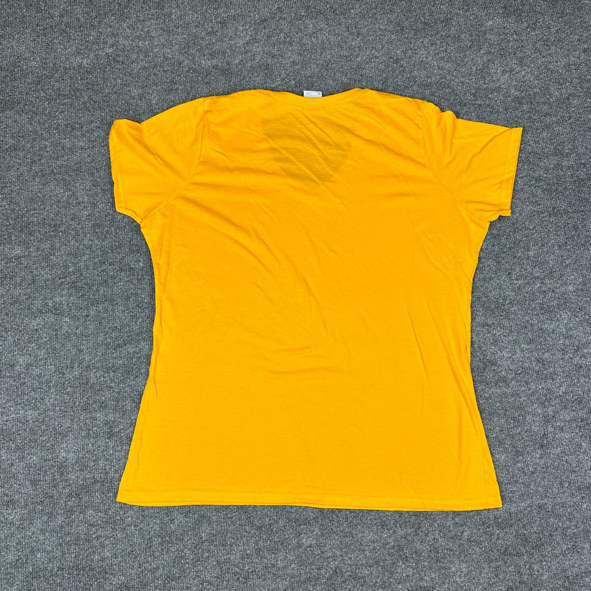 Port & Company LPC381V V-Neck Tee Womens XL Gold Blank NWT