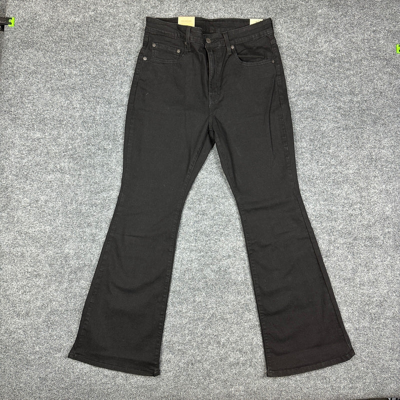 NWT Levi's 726 Flare Womens 31x30 Black Jeans