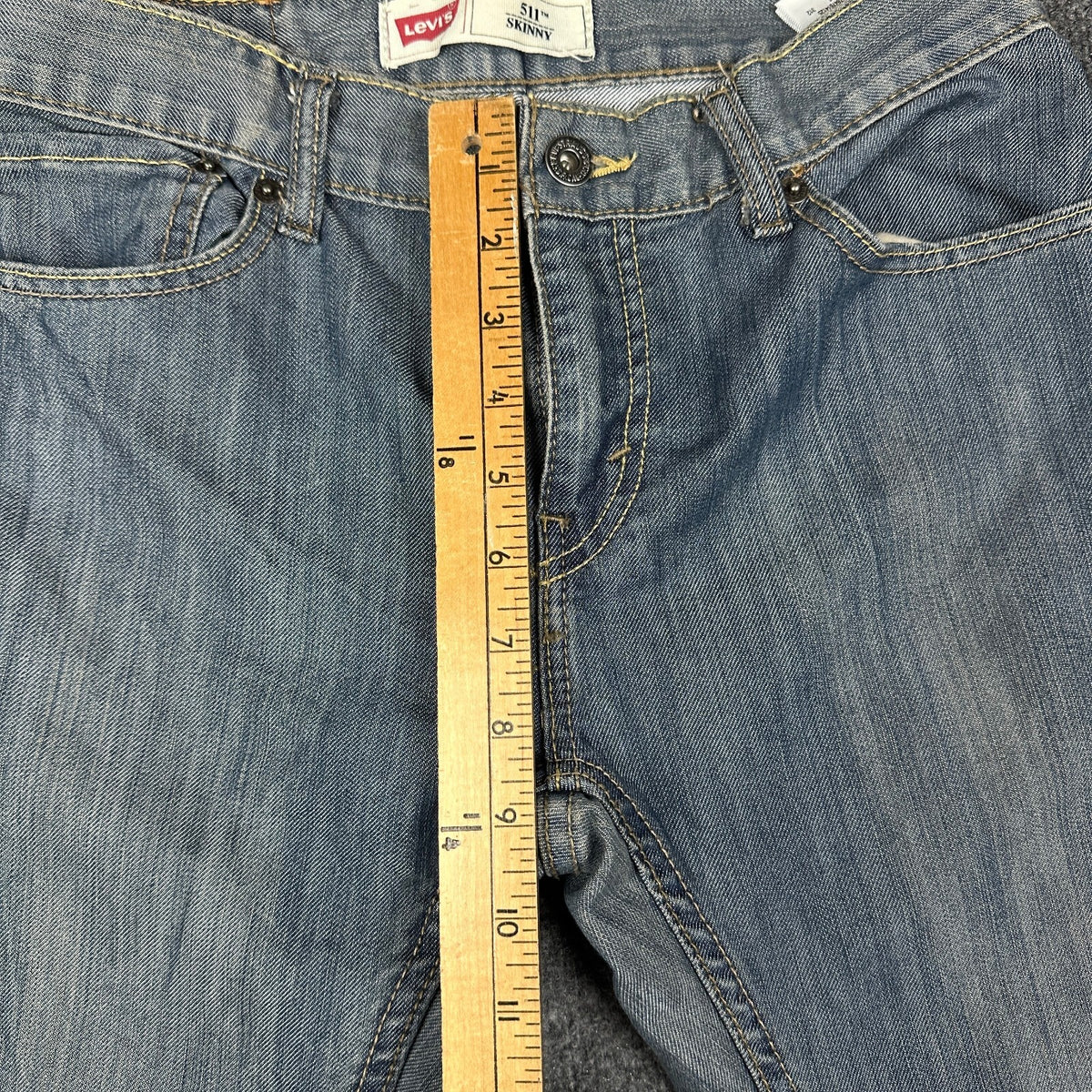 Levi's 511 Skinny Mens 29x29 Blue Jeans