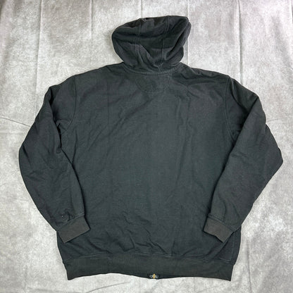Vintage Carhartt Full Zip Hoodie Men's Large Black Workwear