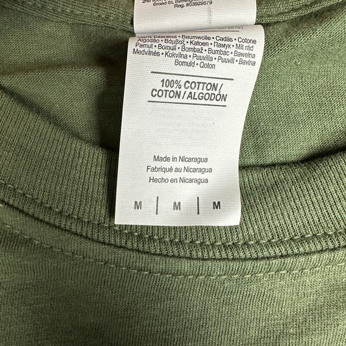 NWT Gildan Mens M Military Green Softstyle Cotton T-Shirt