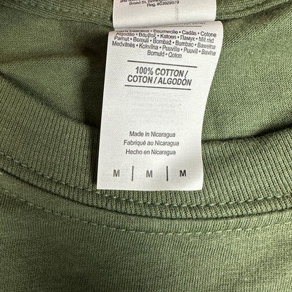 NWT Gildan Mens M Military Green Softstyle Cotton T-Shirt