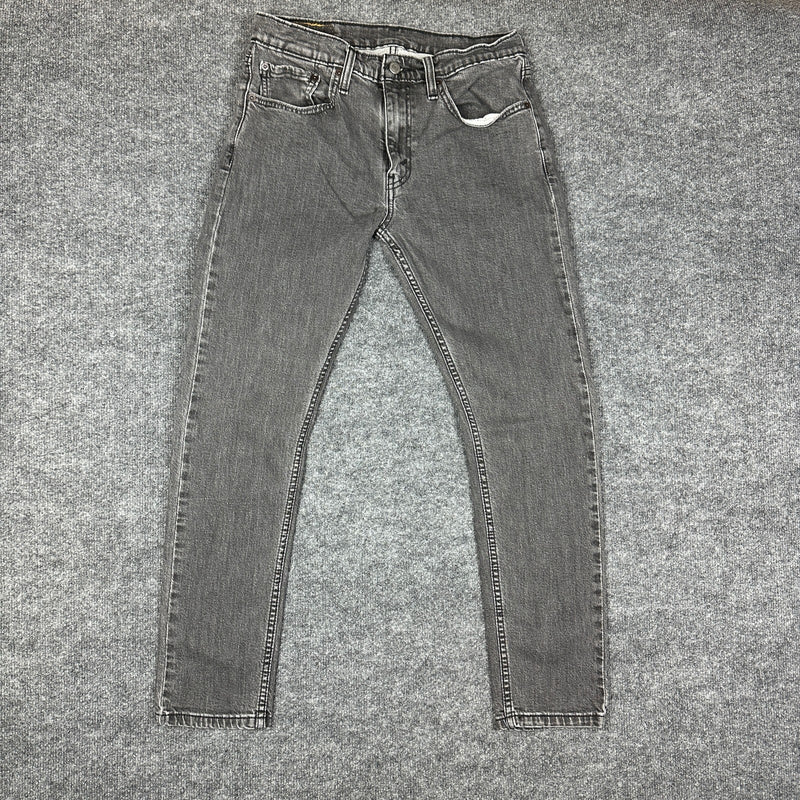 Vintage Levi's 512 Mens 32x32 Gray Slim Fit Jeans