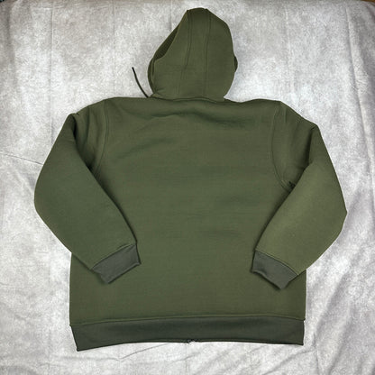 Bass Creek Outfitters Mens XL Olive Green Sherpa Hoodie