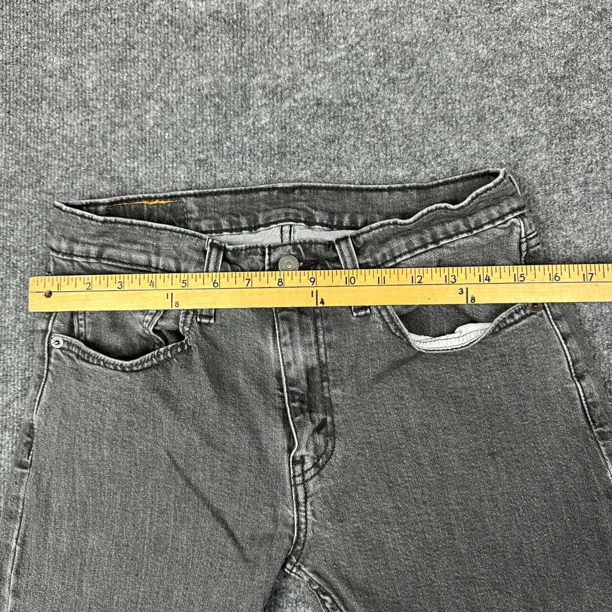 Vintage Levi's 512 Mens 32x32 Gray Slim Fit Jeans