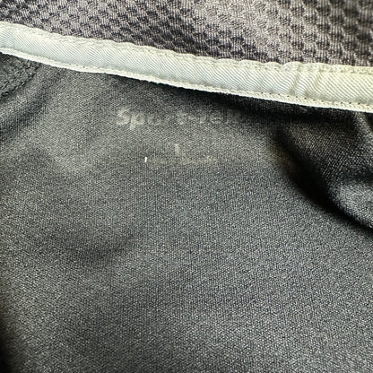 Recaro Sport-Tek Quarter Zip Pullover Mens L Black Gray JDM