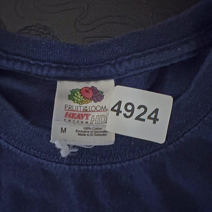 Fruit of the Loom Eagle Isaiah 40:31 Tee Mens M Navy