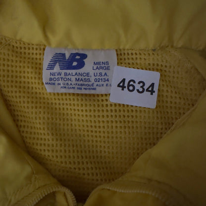 Vintage New Balance Windbreaker Jacket Mens L Yellow Blue