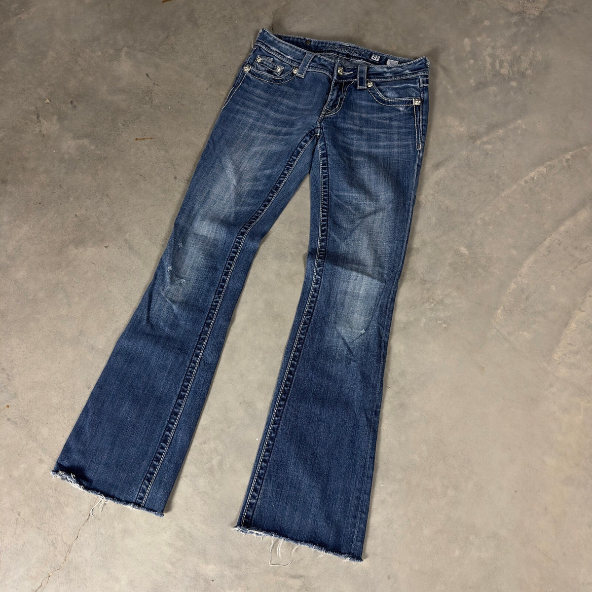 Vintage Miss Me Bootcut Jeans Womens 27 Blue