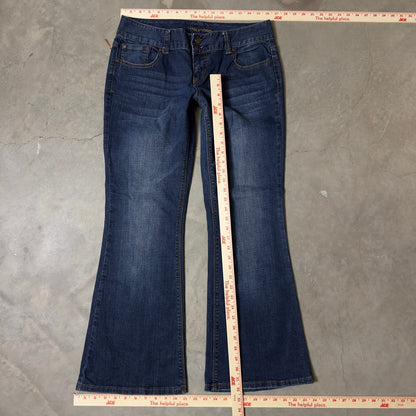 Maurices Bootcut Jeans Womens 9/10 Short Dark Wash Stretch