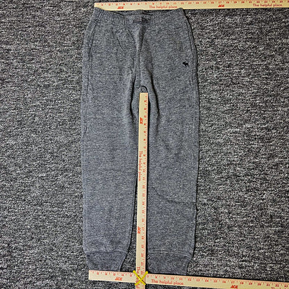 Abercrombie Kids Fleece Joggers Sweatpants 11/12 Gray Cuffed