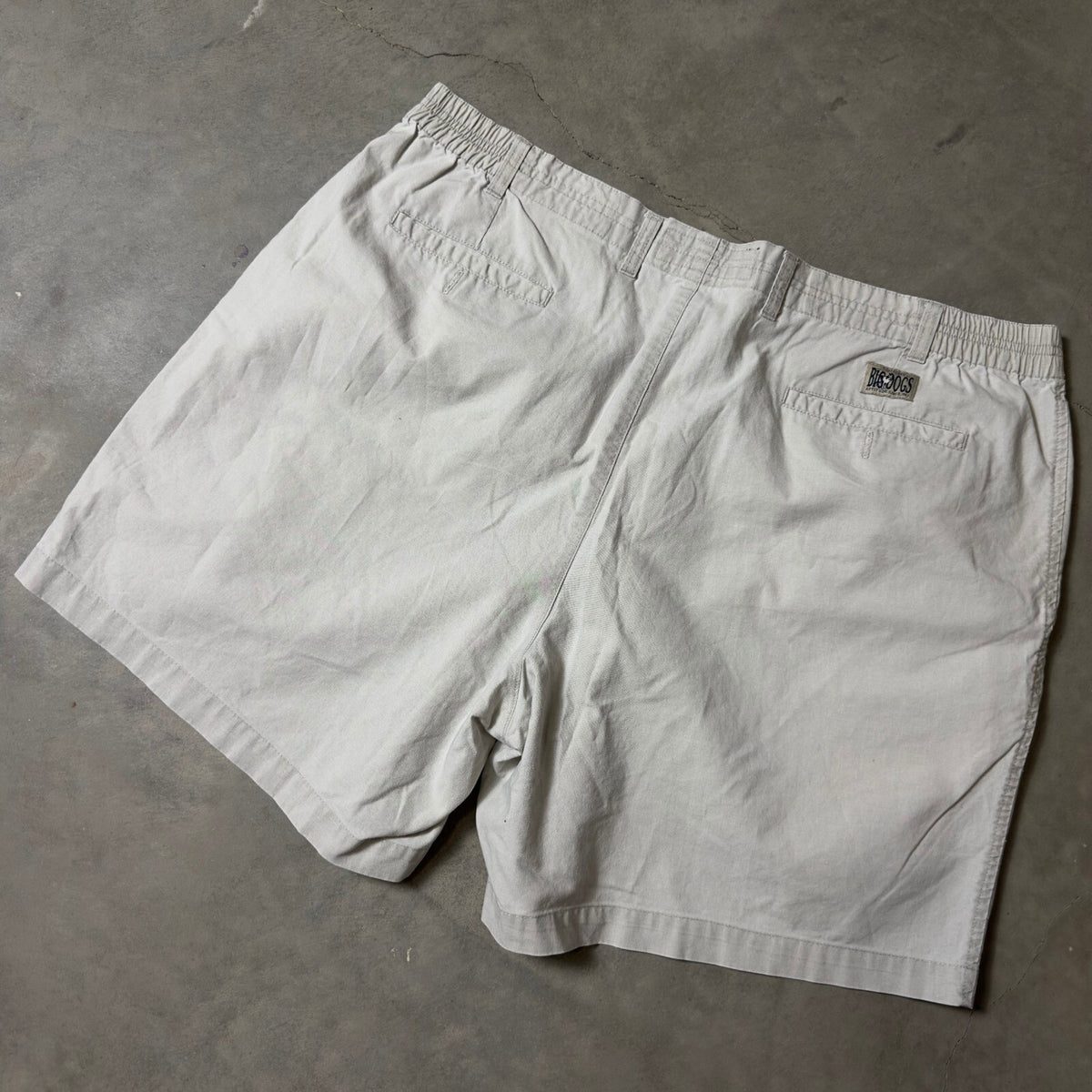 Vintage Big Dogs Pleated Shorts Mens 42
