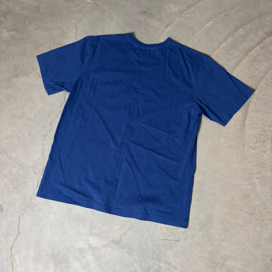 Carhartt Pocket T-Shirt Mens Large Blue Bouten Construction