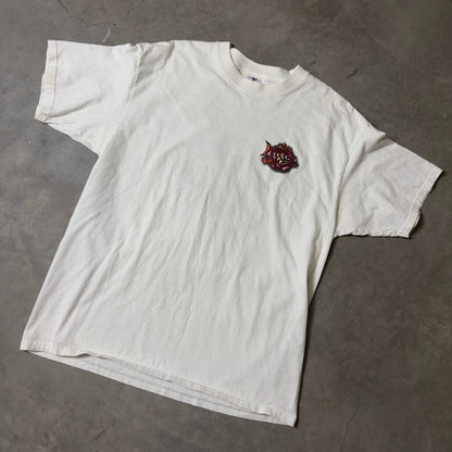 Vintage Yazbek Cancun Mexico Piranha T-Shirt Mens XL Y2K