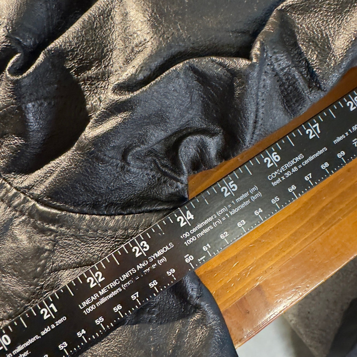 Vintage Tudor Court Patchwork Leather Jacket Womens XL Black Grunge Streetwear