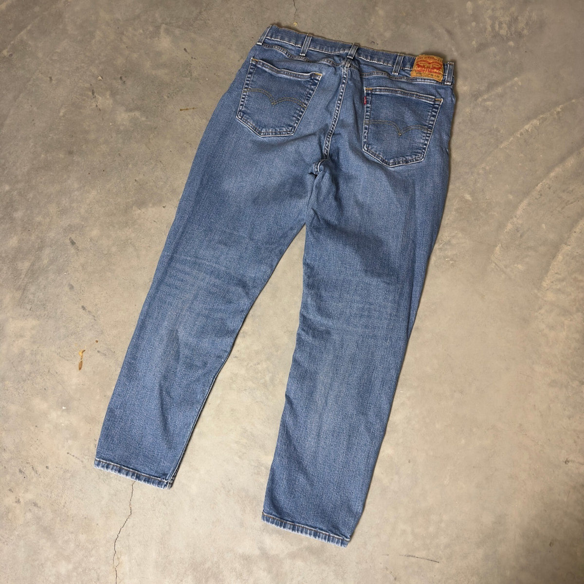 Levi's 505 Regular Fit Jeans Mens 40x32 Blue Baggy