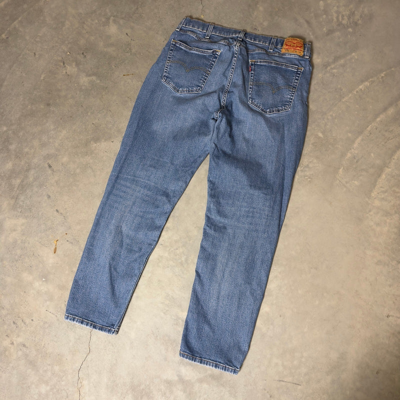 Levi's 505 Regular Fit Jeans Mens 40x32 Blue Baggy