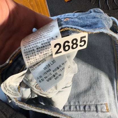 Levi's 505 Regular Fit Jeans Mens 38x30 Blue