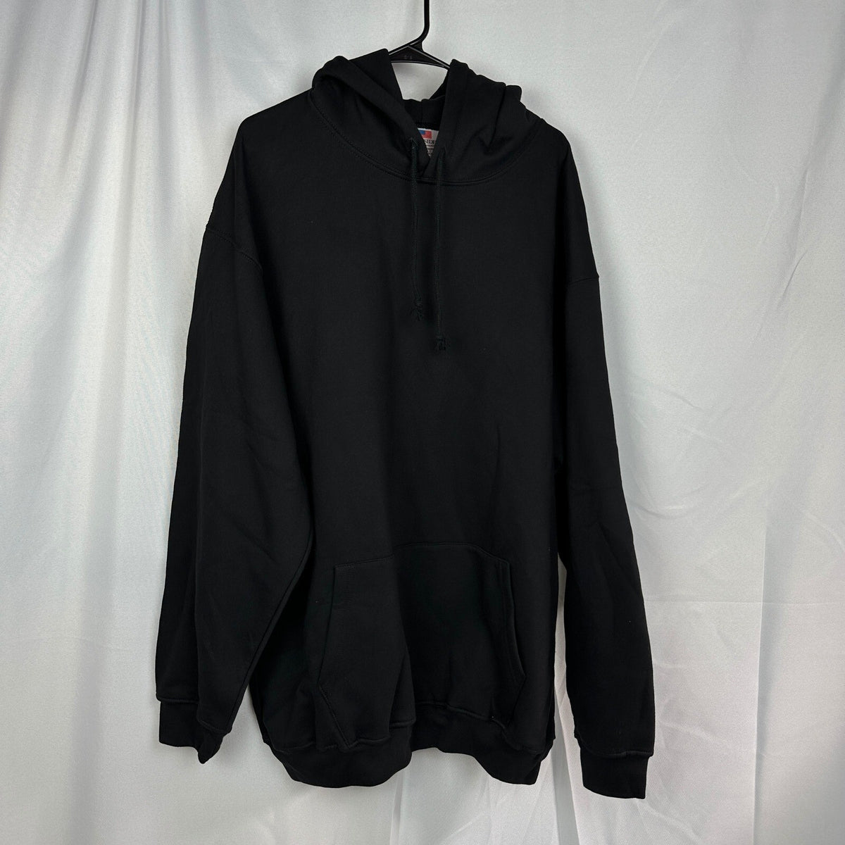 NWT Bayside Hoodie Mens 2XL Black Made in USA Heavyweight