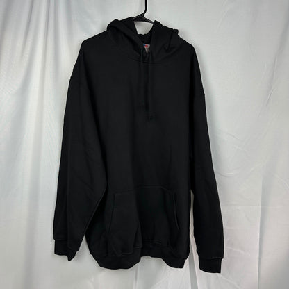 NWT Bayside Hoodie Mens 2XL Black Made in USA Heavyweight