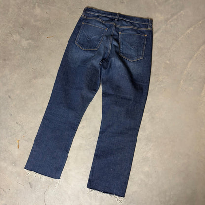 Hudson Holly Straight Leg Jeans Womens 29 Blue High Rise