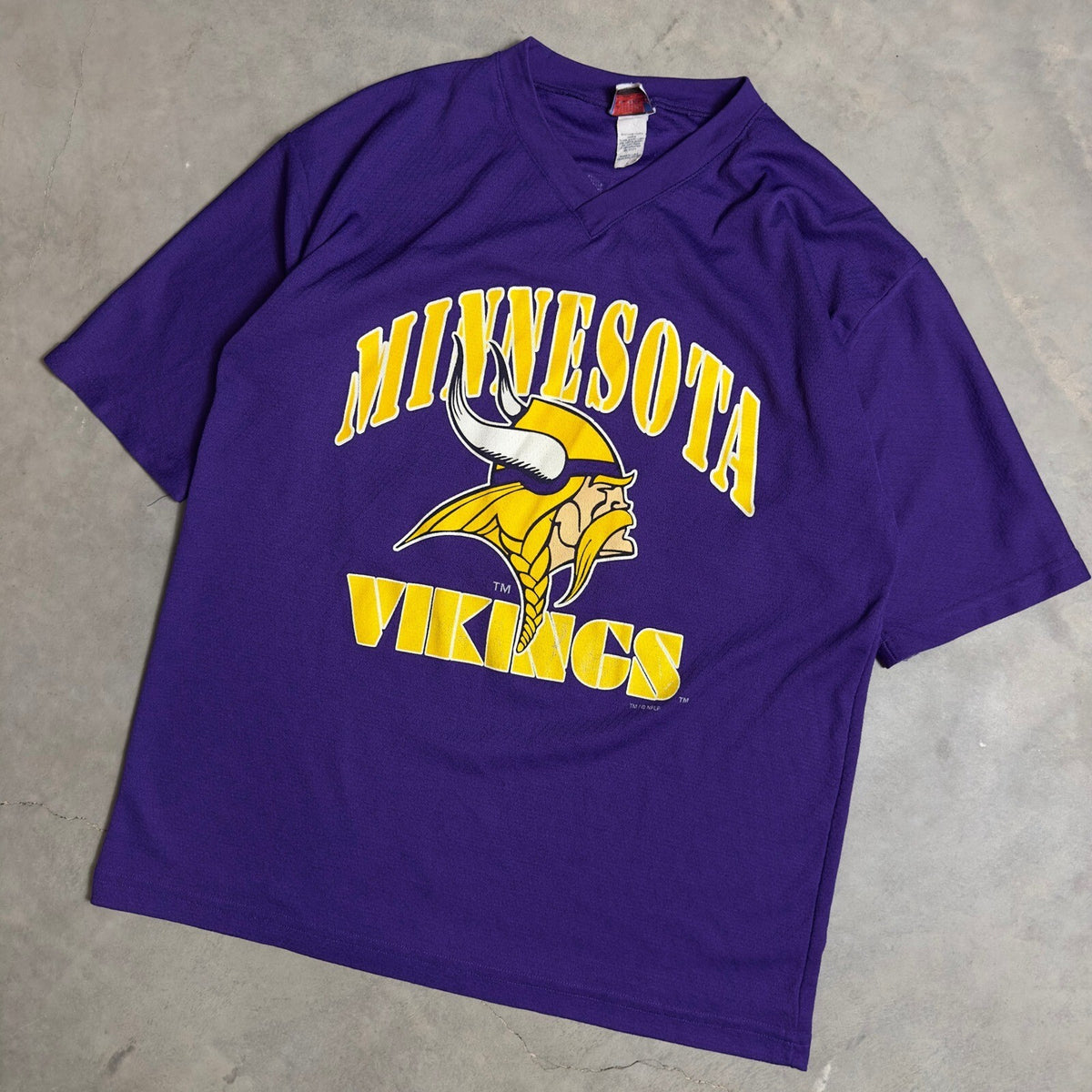 Vintage Sport Attack Mens L Purple Randy Moss Vikings Jersey