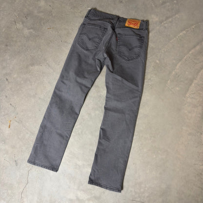 Levi's 511 Slim Fit Jeans Mens 30x30 Grey Denim
