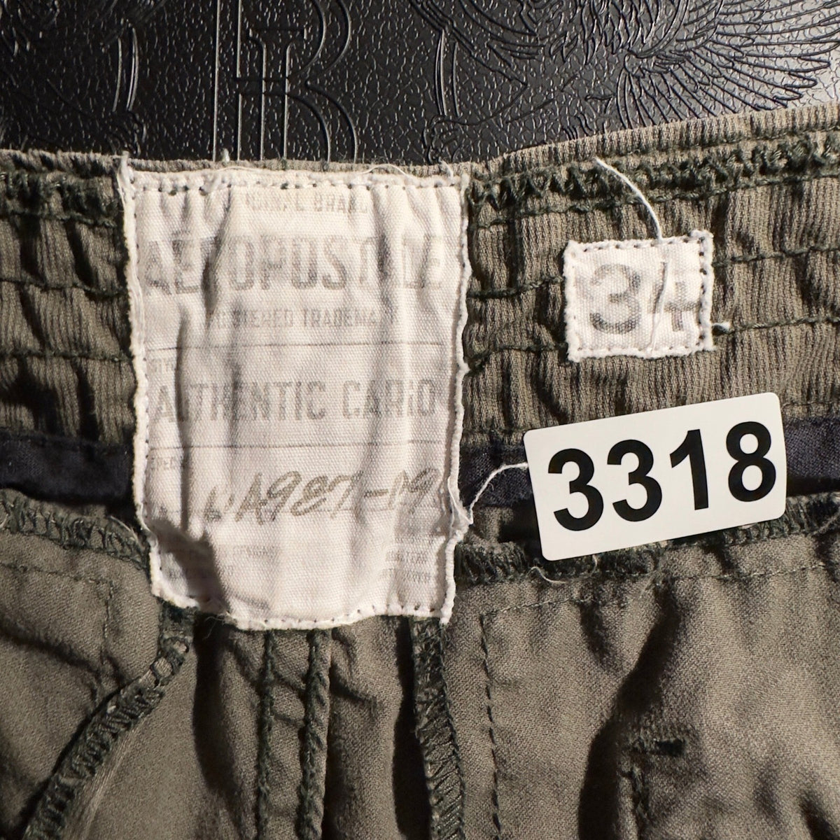 Vintage Aeropostale Cargo Shorts Mens 34 Olive