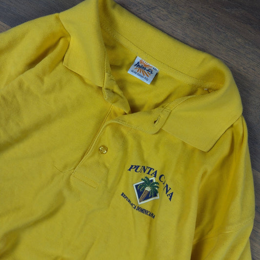 Arenas Punta Cana Dominican Polo Shirt Mens XXL Yellow