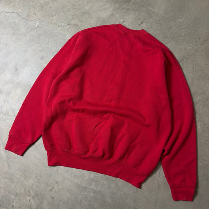 Vintage Pro Spirit Sunflower Crow Sweatshirt Mens XLT Red
