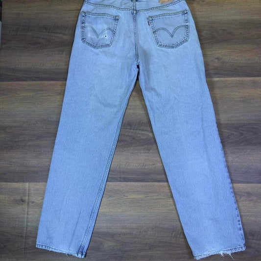 Levi's 550 Relaxed Fit Jeans 36x36 Light Wash Vintage Y2K