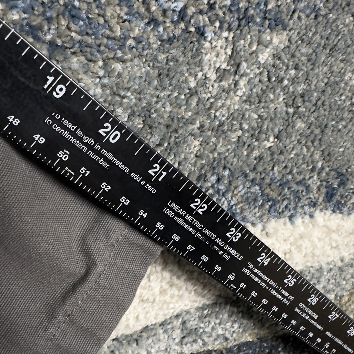Carhartt Relaxed Fit Canvas Work Shorts Mens 44 Gray Baggy