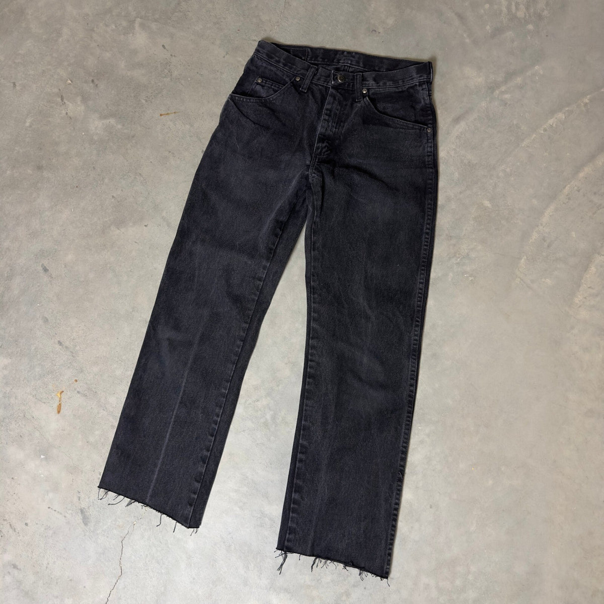 Wrangler Regular Fit Jeans Mens 29x32 Black 96501CB
