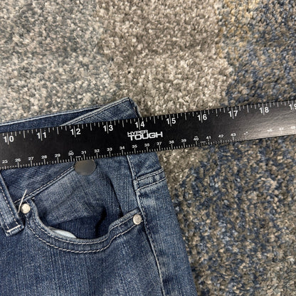 Y2K Simply Vera Wang Distressed Skinny Jeans Womens 2 Blue