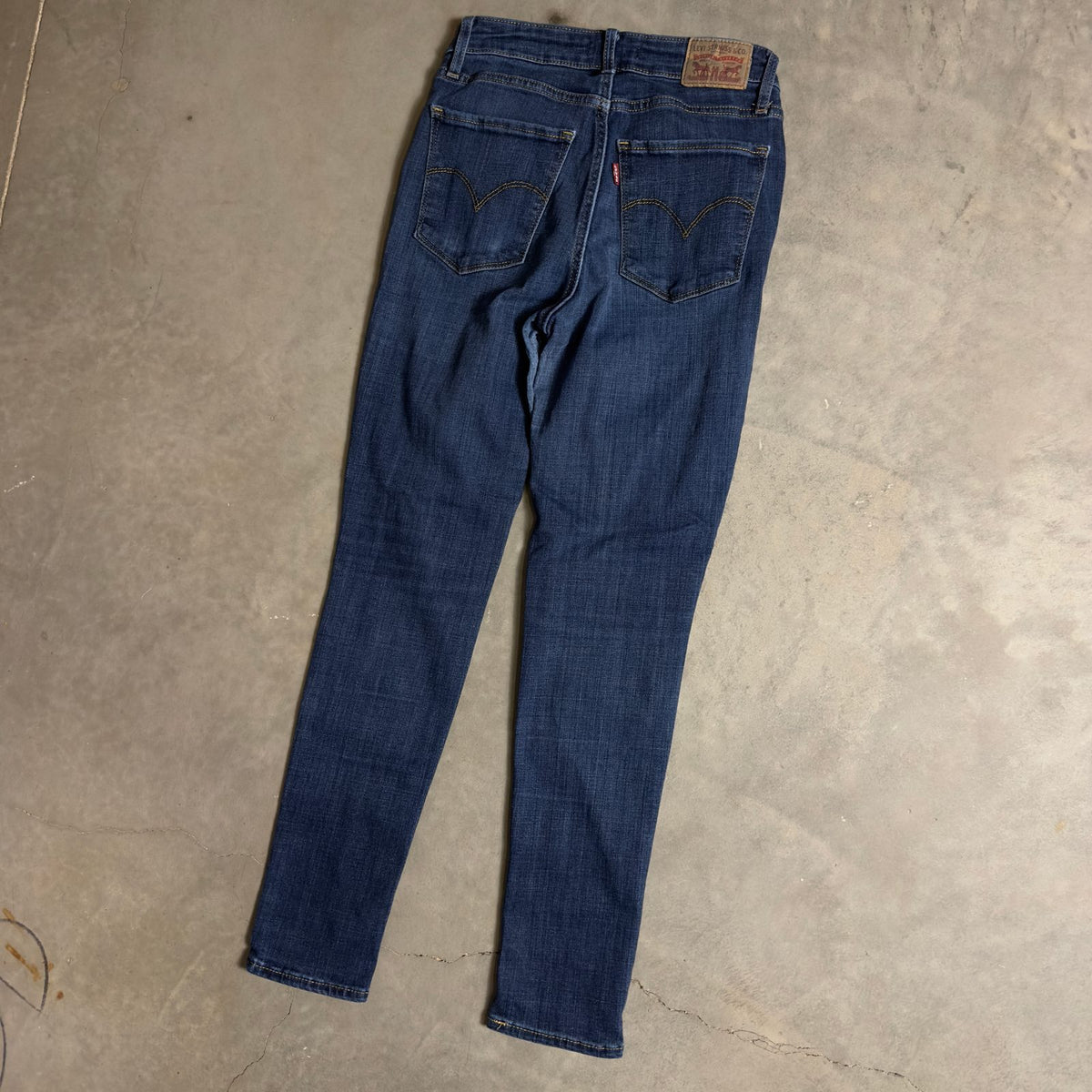 Levi's 721 High Rise Skinny Jeans Womens 26x28 Blue