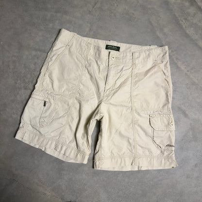 Eddie Bauer Cargo Shorts Womens 10 Beige Hiking