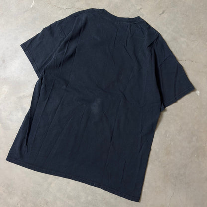 Gildan P-51 Mustang Graphic T-Shirt Mens L Black Aviation