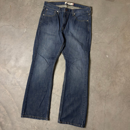 Levi's 527 Boot Cut Jeans Mens 34x30 Dark Wash Streetwear