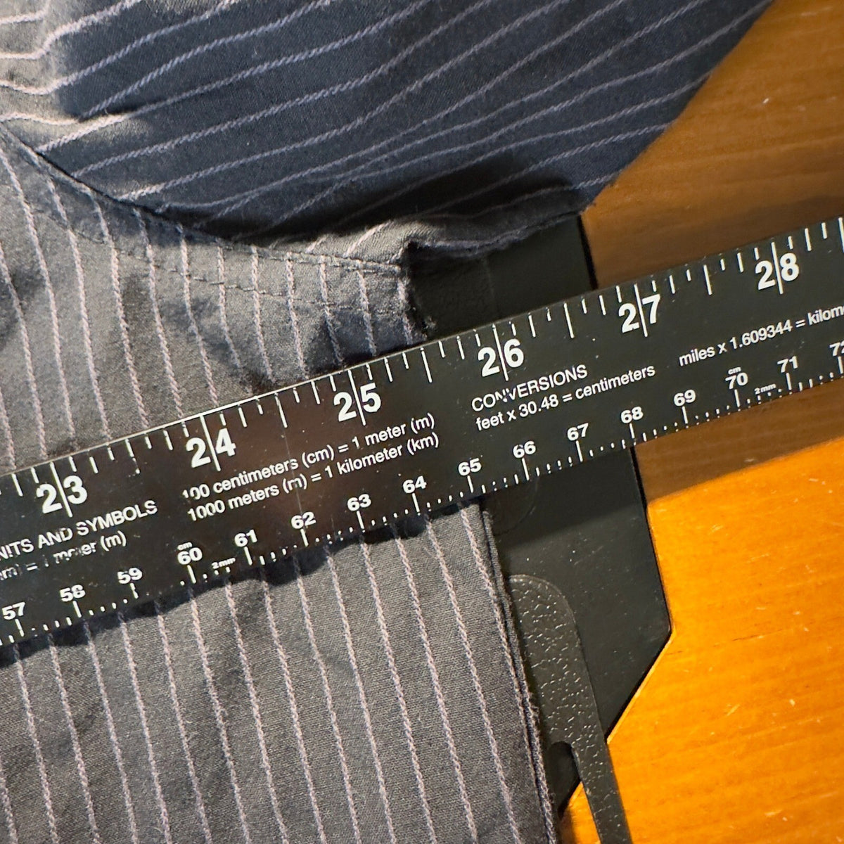 Y2K Machine Pinstripe Graphic Button Down Shirt Men XL Black