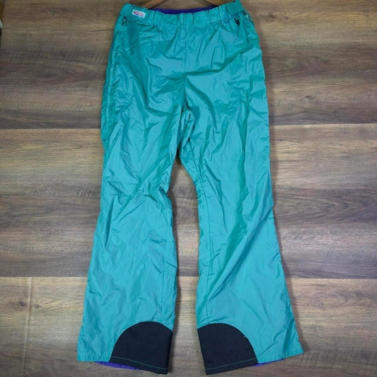 Y2K Columbia Ski Pants Mens 30x32 Teal Outdoor Baggy Snow