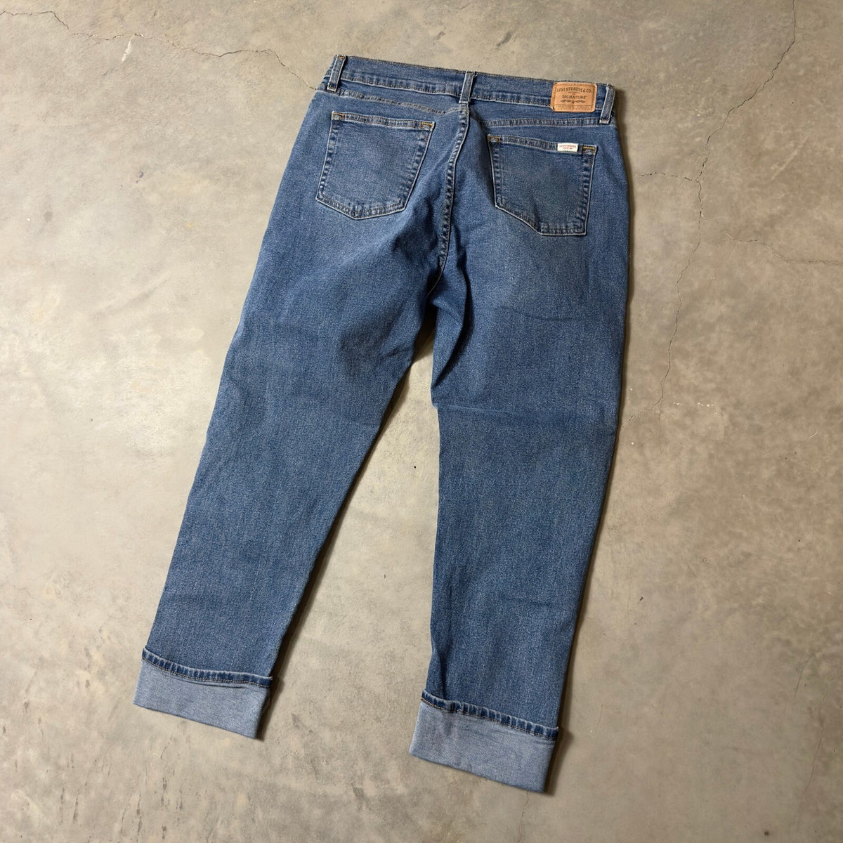 Signature by Levi Strauss Heritage Straight Jeans Womens 10
